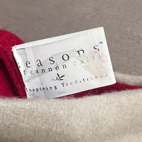 Bundle of Season of Cannon Falls Vintage Christmas Santa Snowman Felt Stockings - Picture 9 of 10